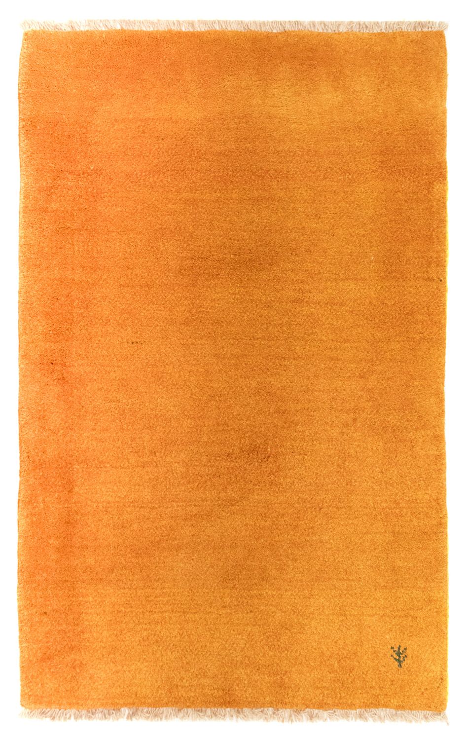 Gabbeh-matta - persisk - 133 x 88 cm - guld