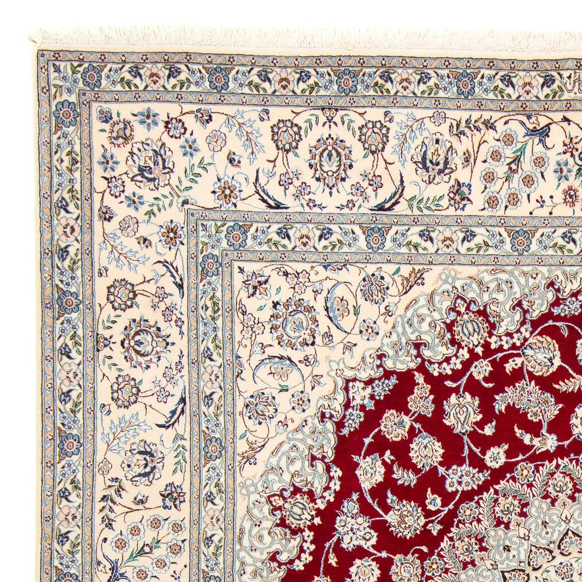 Persisk matta - Nain - Premium kvadrat  - 205 x 202 cm - beige