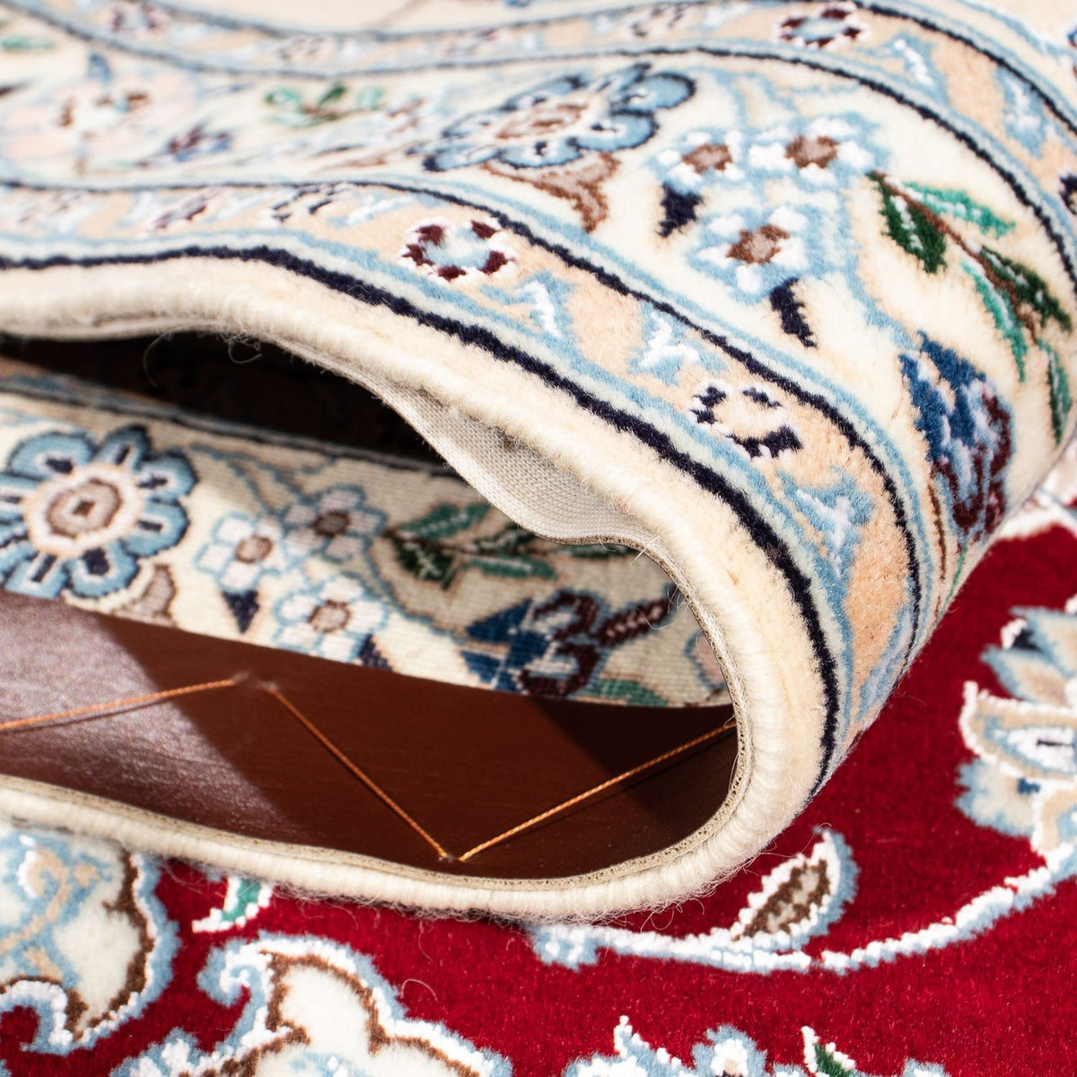 Persisk matta - Nain - Premium kvadrat  - 205 x 202 cm - beige