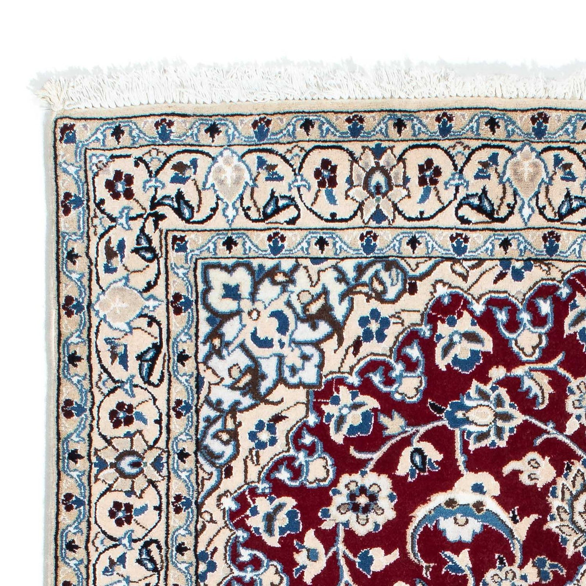 Persisk matta - Nain - Royal - 172 x 112 cm - mörkröd