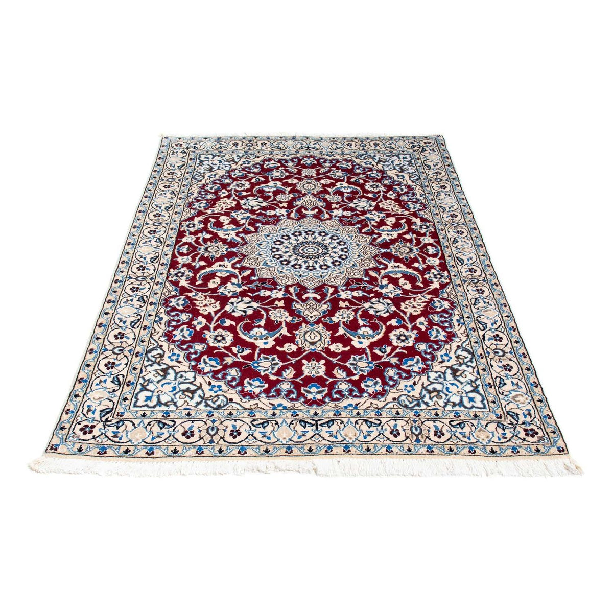 Persisk matta - Nain - Royal - 172 x 112 cm - mörkröd