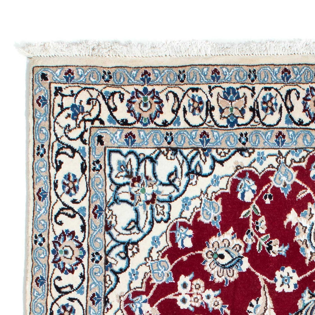 Persisk matta - Nain - Royal - 187 x 112 cm - mörkröd