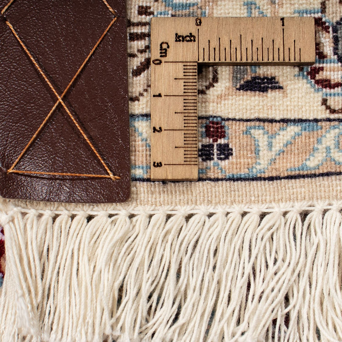 Persisk matta - Nain - Premium kvadrat  - 204 x 193 cm - beige