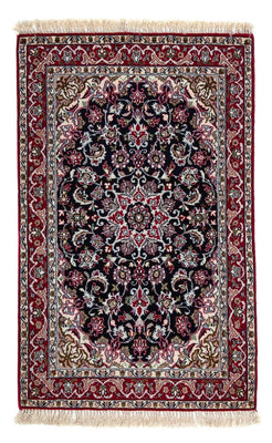 Persisk matta - Isfahan - Premium - 107 x 69 cm - mörkröd