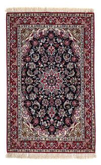 Persisk matta - Isfahan - Premium - 107 x 69 cm - mörkröd