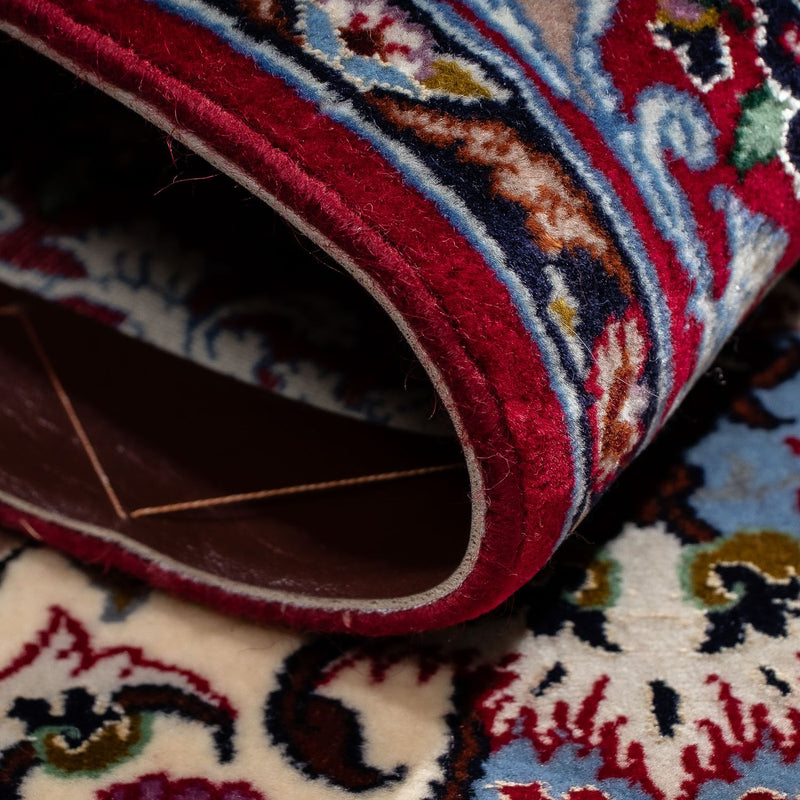 Persisk matta - Isfahan - Premium - 105 x 67 cm - mörkröd