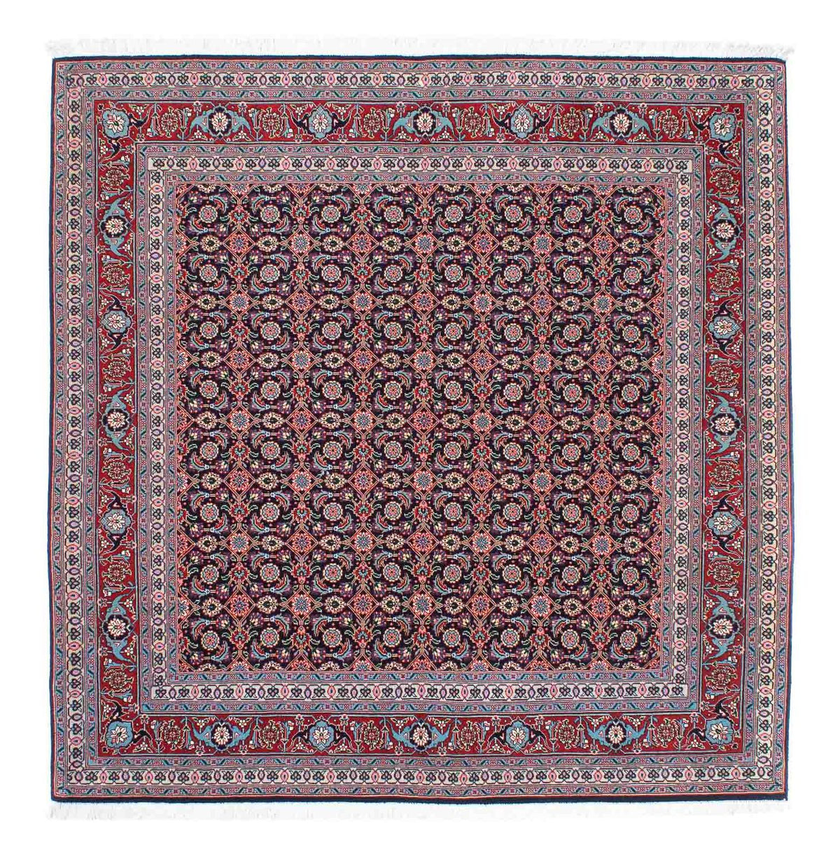 Persisk matta - Tabriz kvadrat  - 156 x 155 cm - flerfärgad