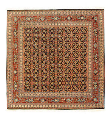 Persisk matta - Tabriz - Royal kvadrat  - 156 x 155 cm - svart