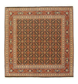 Persisk matta - Tabriz - Royal kvadrat  - 156 x 155 cm - svart