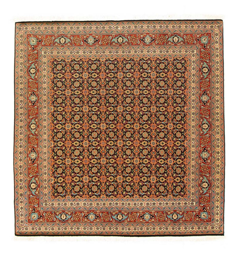 Persisk matta - Tabriz - Royal kvadrat  - 156 x 155 cm - svart