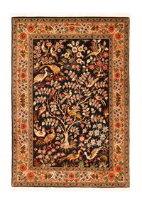 Persisk matta - Tabriz - Royal - 148 x 100 cm - mörkblå