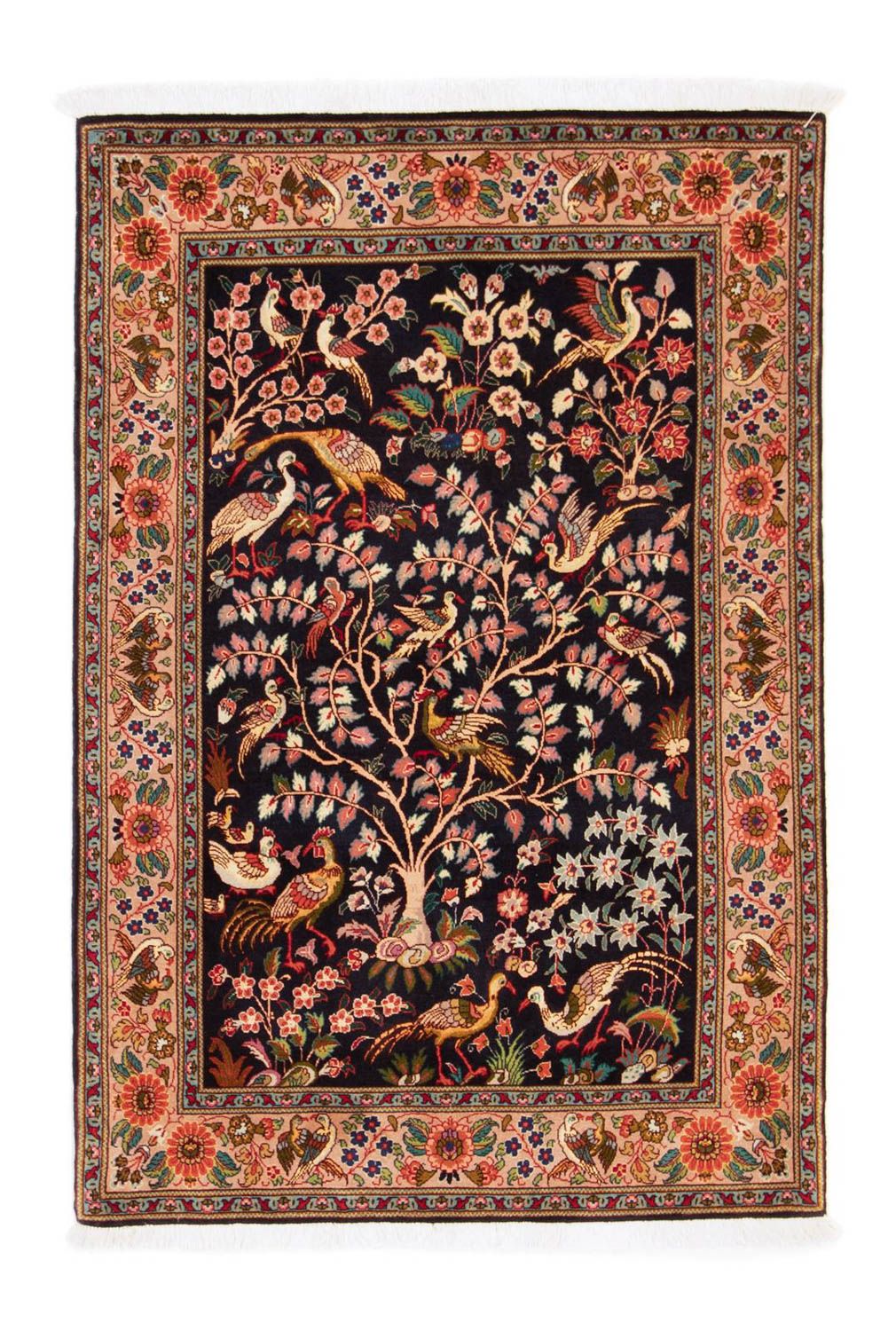 Persisk matta - Tabriz - Royal - 148 x 100 cm - mörkblå