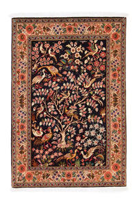 Persisk matta - Tabriz - Royal - 148 x 100 cm - mörkblå