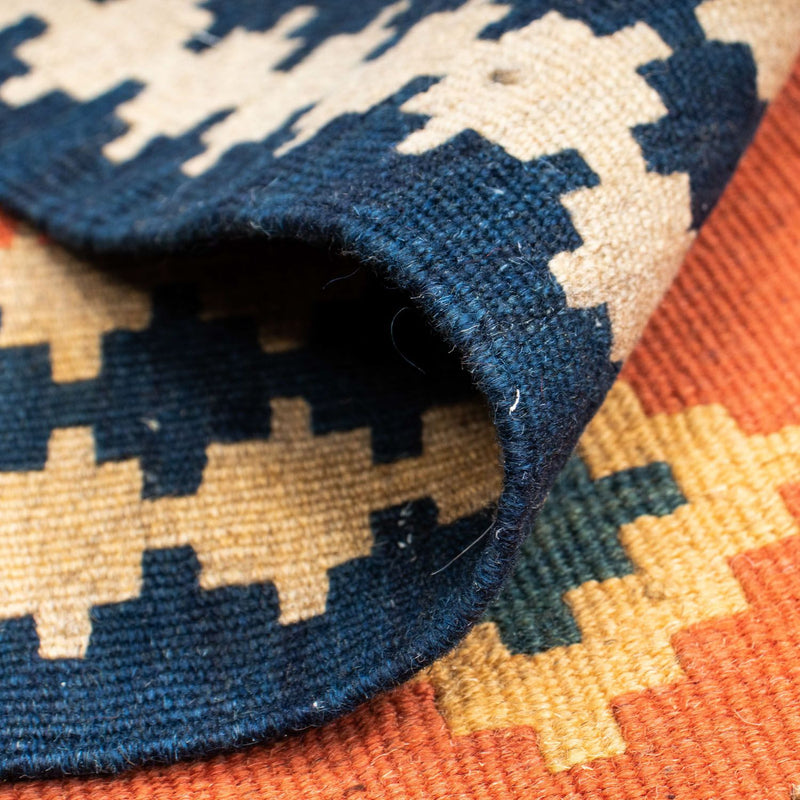 Kelim Carpet - orientalisk matta - 192 x 123 cm - rost