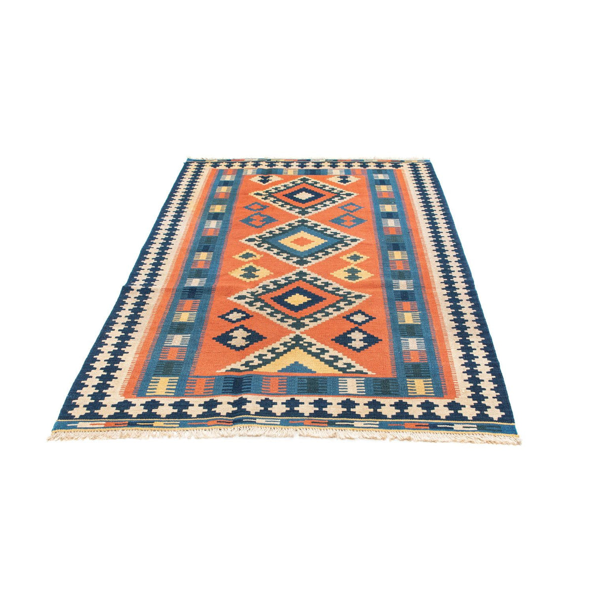 Kelim Carpet - orientalisk matta - 192 x 123 cm - rost
