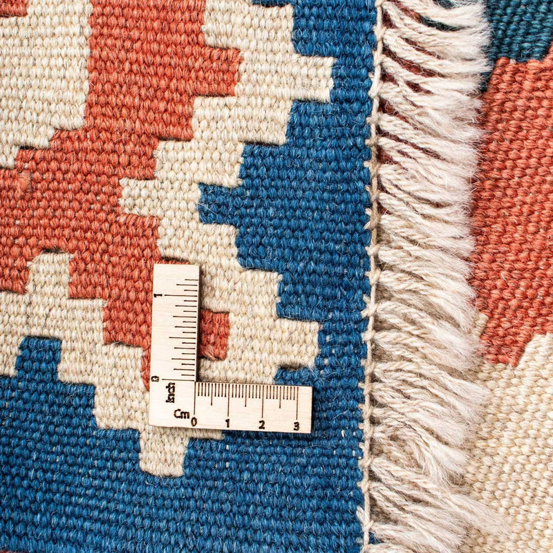 Kelim Carpet - orientalisk matta - 212 x 155 cm - blå