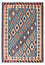 Kelim Carpet - orientalisk matta - 222 x 158 cm - blå