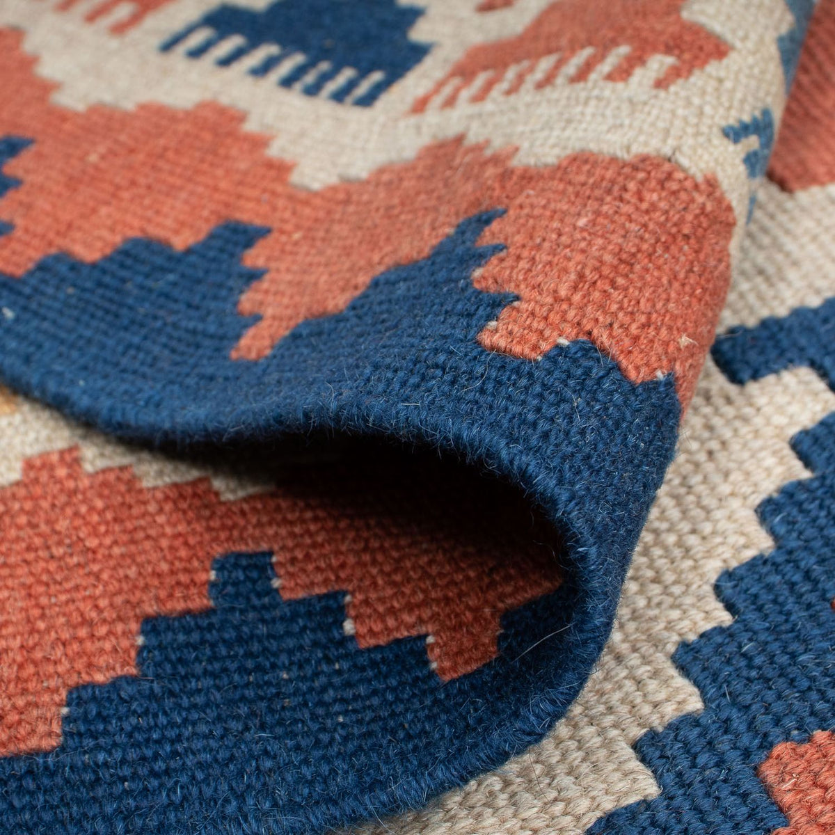 Kelim Carpet - orientalisk matta - 216 x 161 cm - flerfärgad