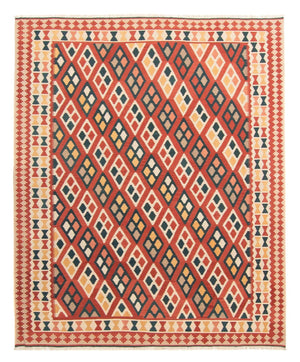 Kelim Carpet - orientalisk matta - 313 x 260 cm - flerfärgad