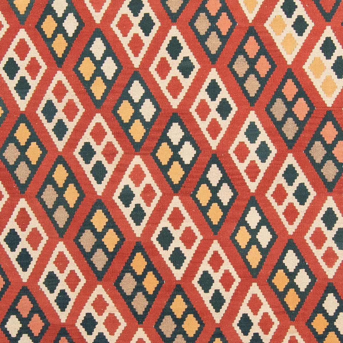 Kelim Carpet - orientalisk matta - 313 x 260 cm - flerfärgad