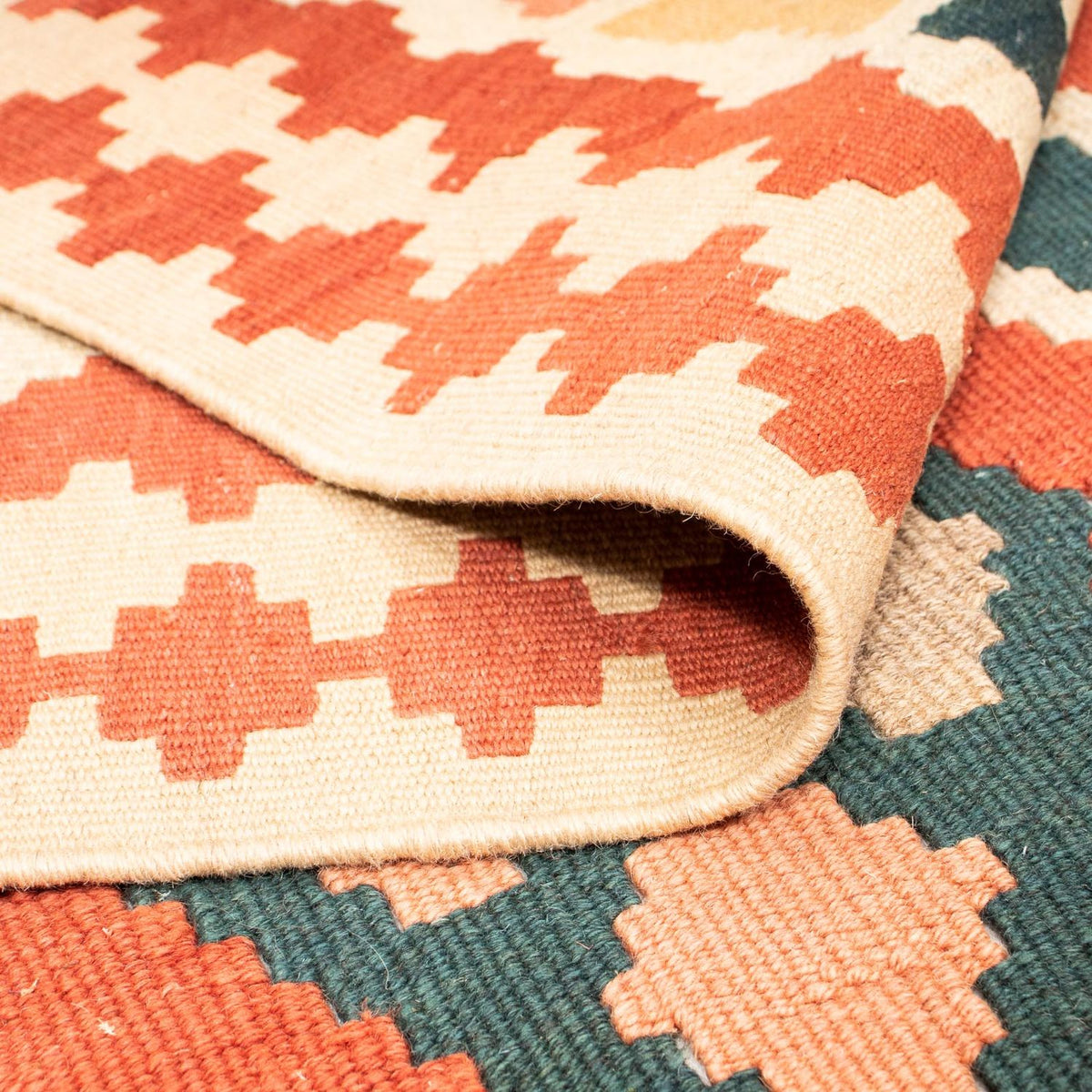 Kelim Carpet - orientalisk matta - 313 x 260 cm - flerfärgad