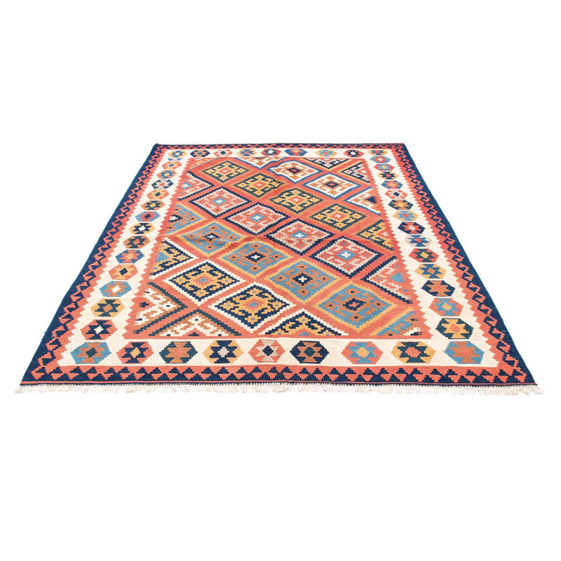 Kelim Carpet - orientalisk matta - 206 x 156 cm - rost