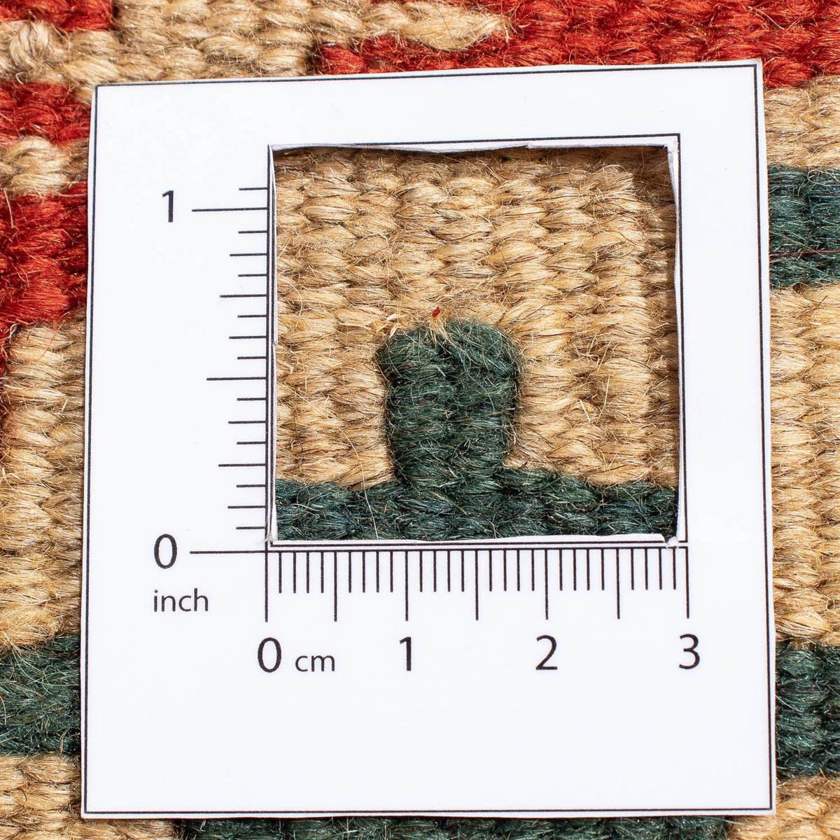 Kelim Carpet - orientalisk matta - 211 x 146 cm - mörkröd