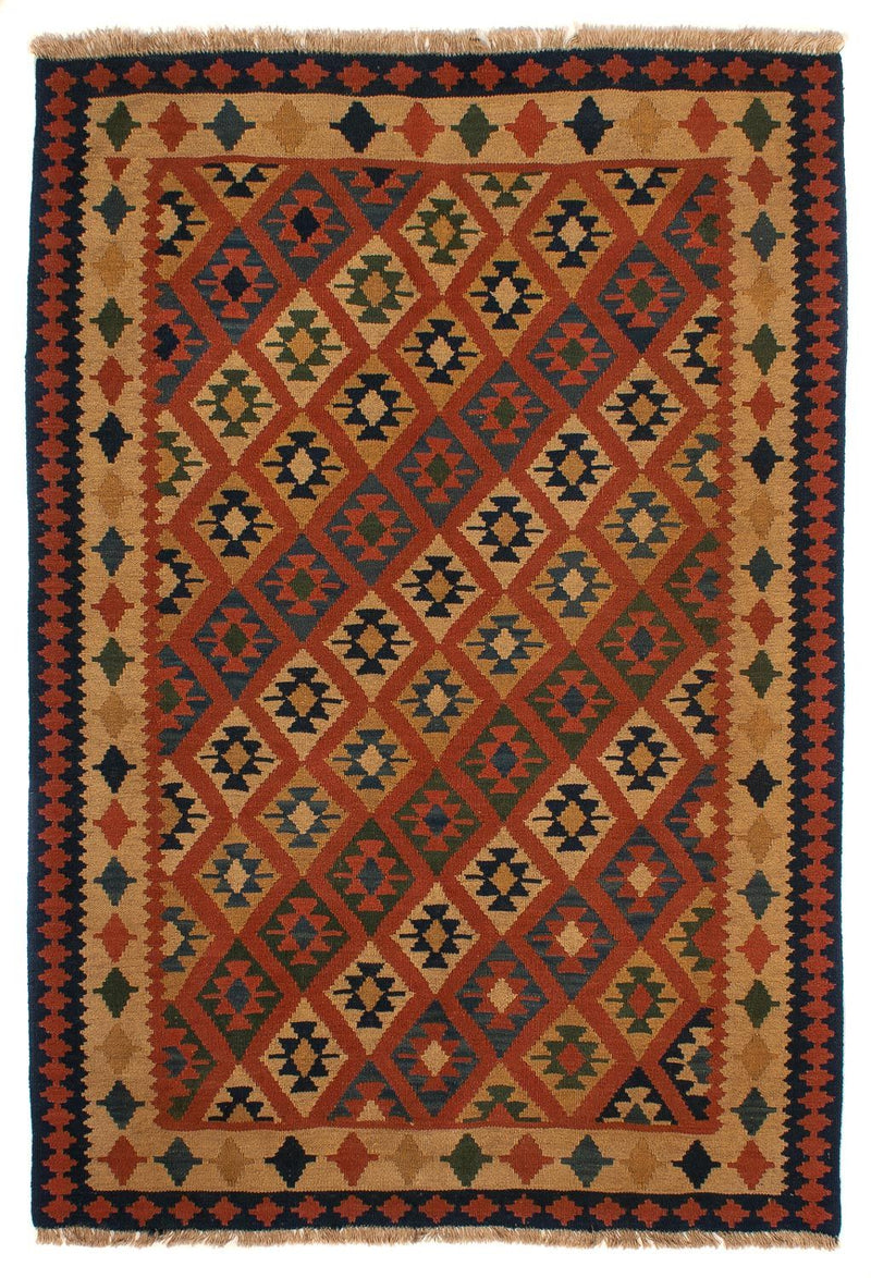 Kelim Carpet - orientalisk matta - 210 x 155 cm - brun