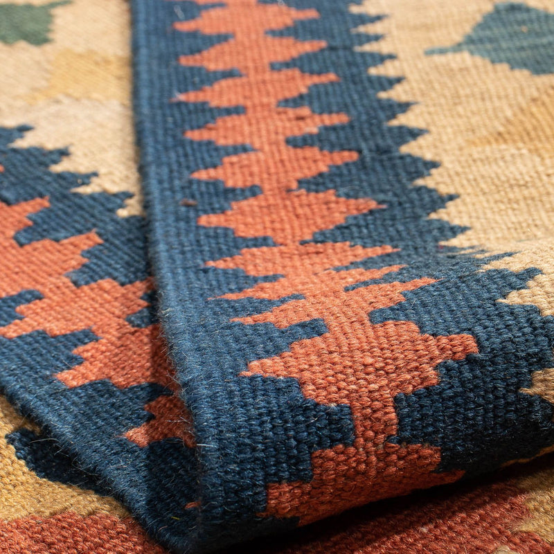 Kelim Carpet - orientalisk matta - 210 x 155 cm - brun