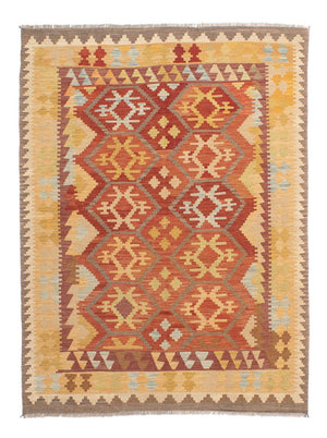 Kelim Carpet - orientalisk matta - 175 x 117 cm - blå