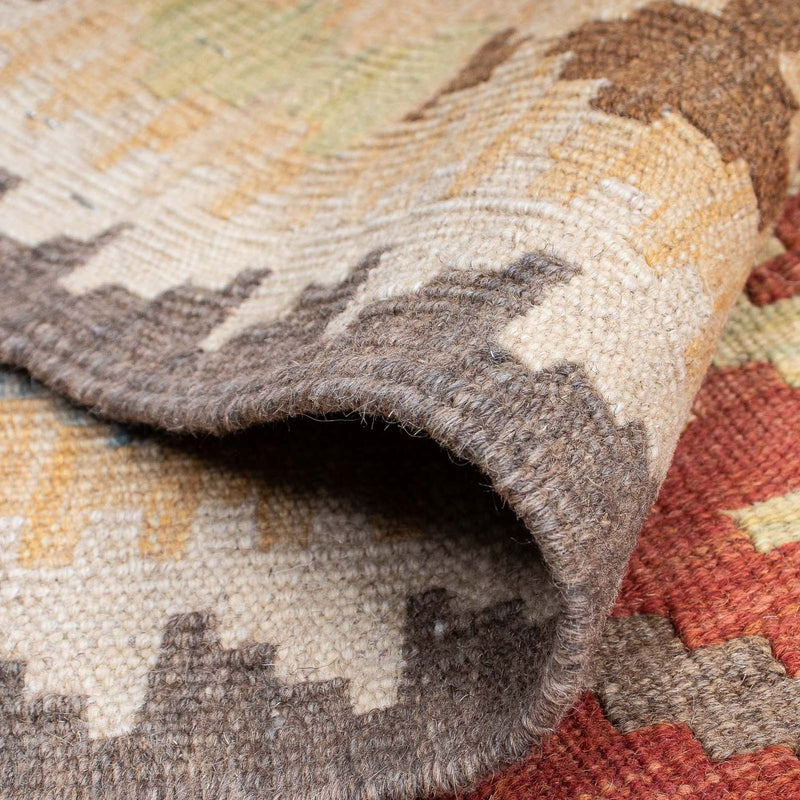 Kelim Carpet - orientalisk matta - 175 x 117 cm - blå