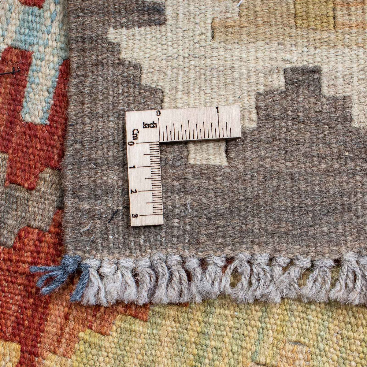 Kelim Carpet - orientalisk matta - 175 x 117 cm - blå