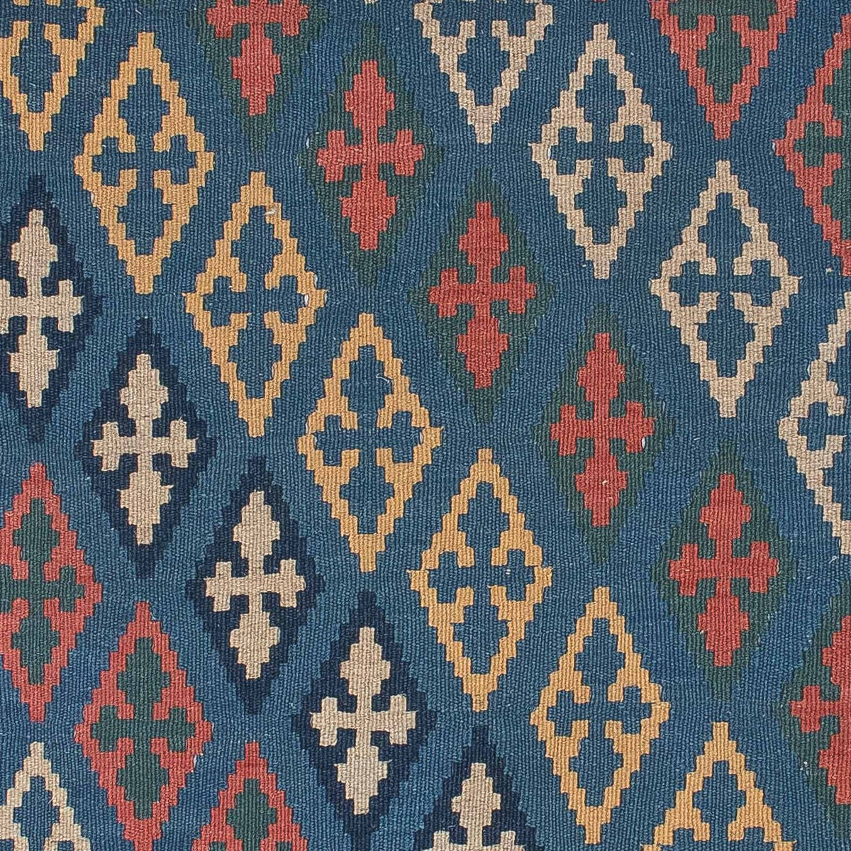 Kelim Carpet - orientalisk matta - 189 x 119 cm - blå