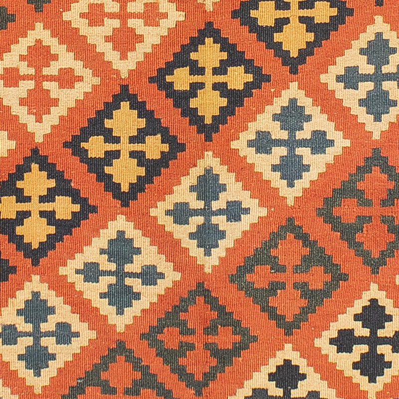 Kelim Carpet - orientalisk matta - 195 x 124 cm - orange
