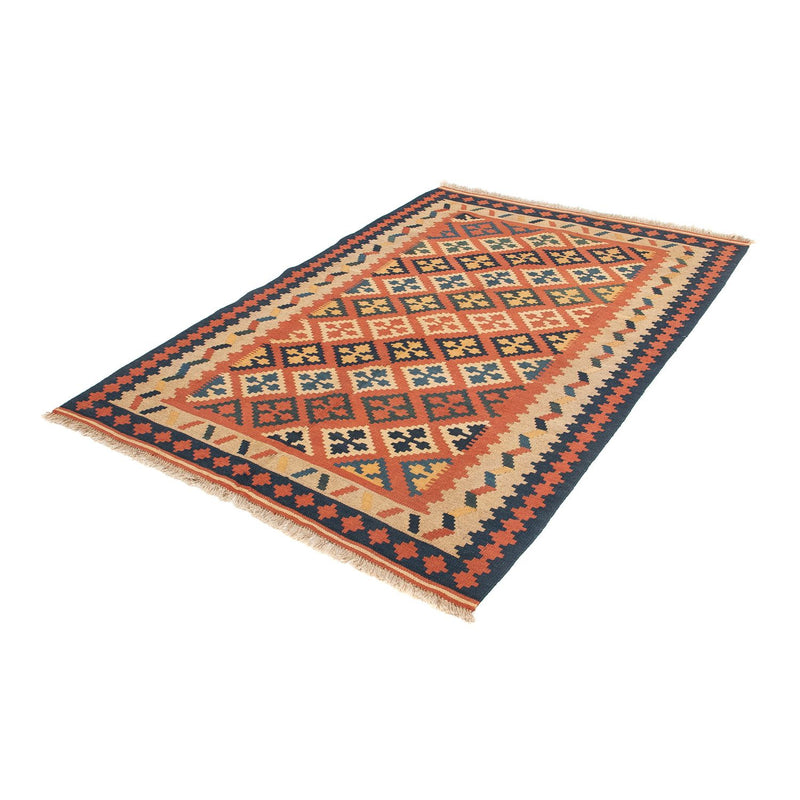 Kelim Carpet - orientalisk matta - 195 x 124 cm - orange