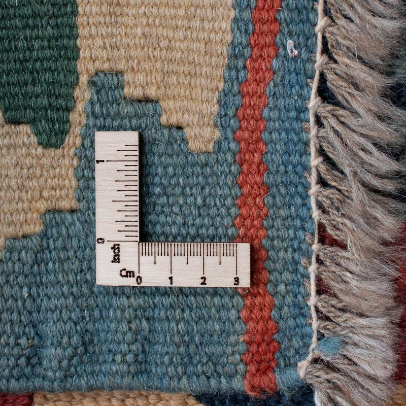 Kelim Carpet - orientalisk matta - 163 x 112 cm - mörkröd