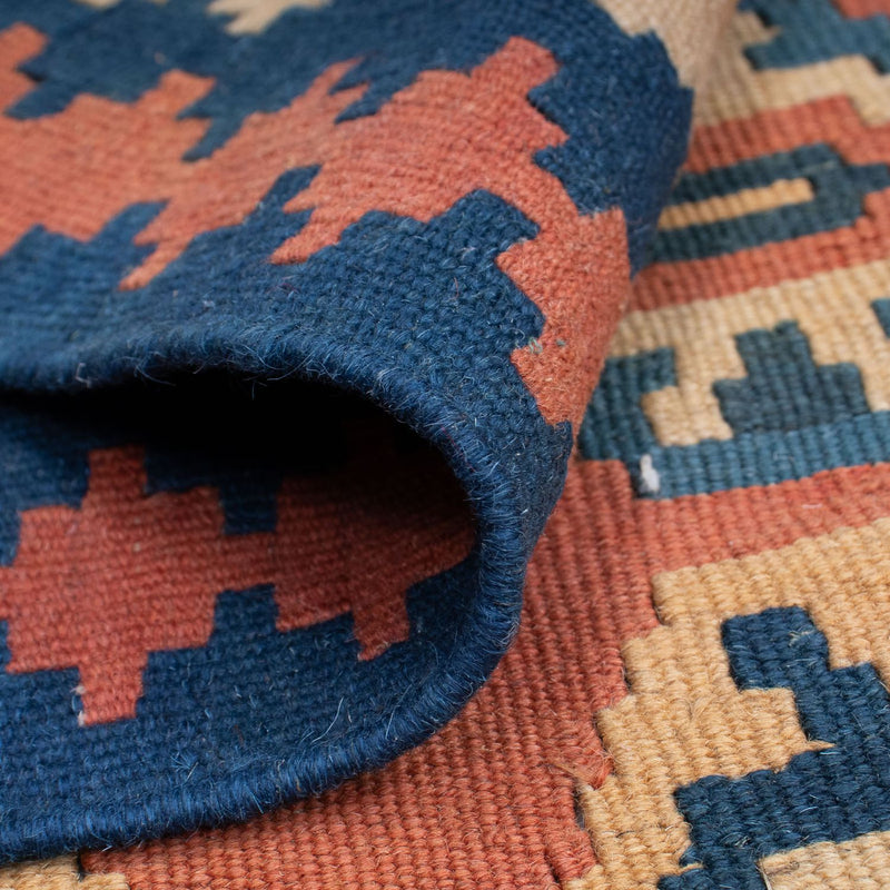 Kelim Carpet - orientalisk matta - 169 x 121 cm - rost