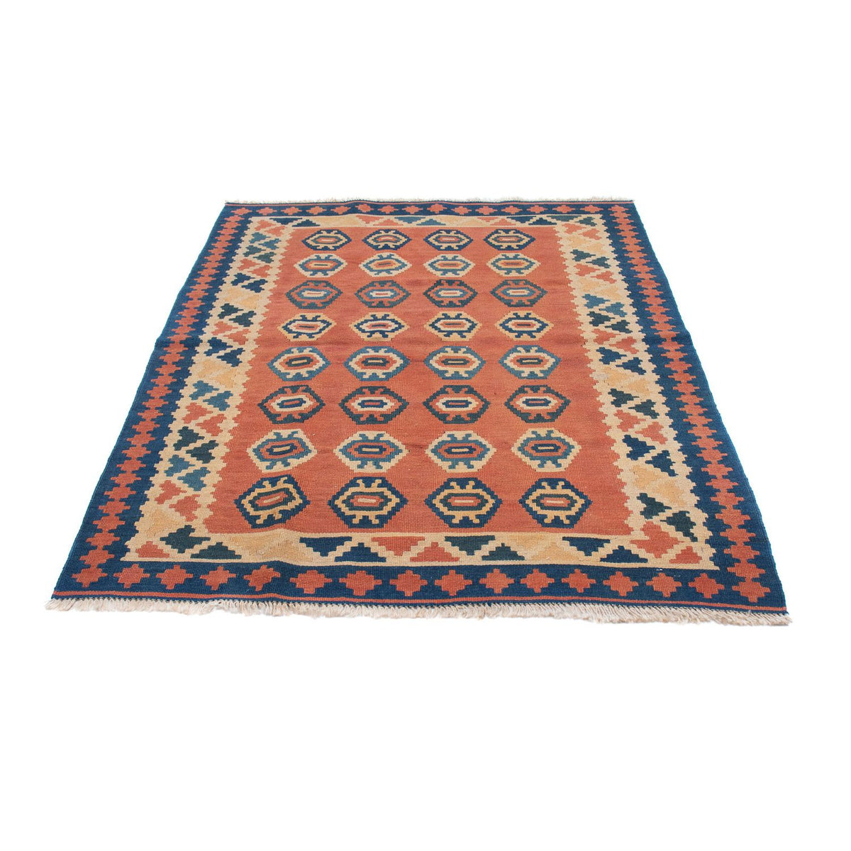 Kelim Carpet - orientalisk matta - 169 x 121 cm - rost