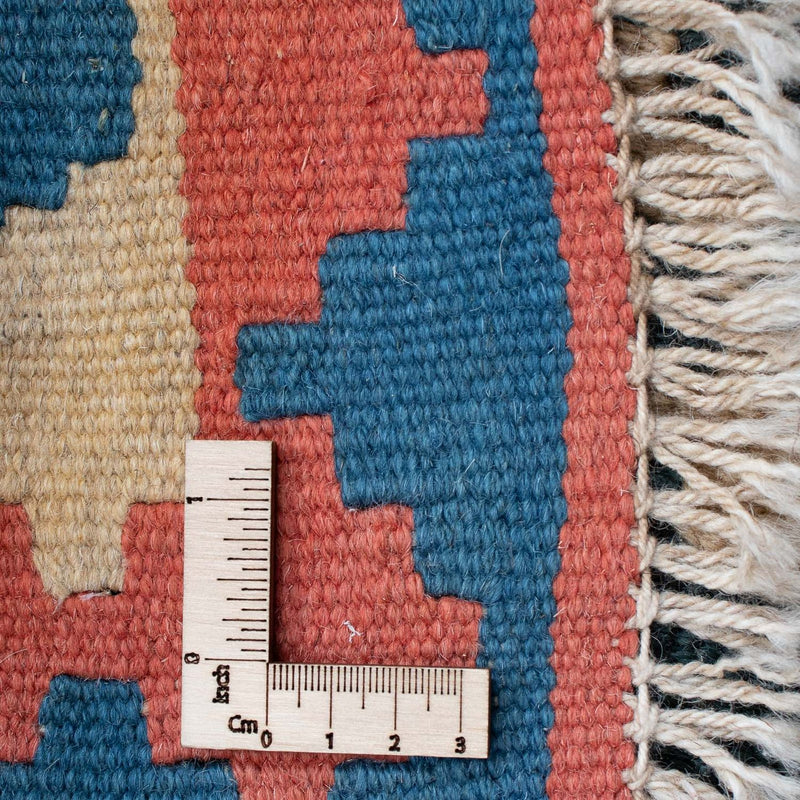 Kelim Carpet - orientalisk matta - 175 x 116 cm - blå