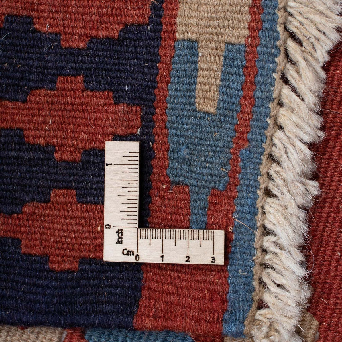 Kelim Carpet - orientalisk matta - 170 x 114 cm - mörkröd