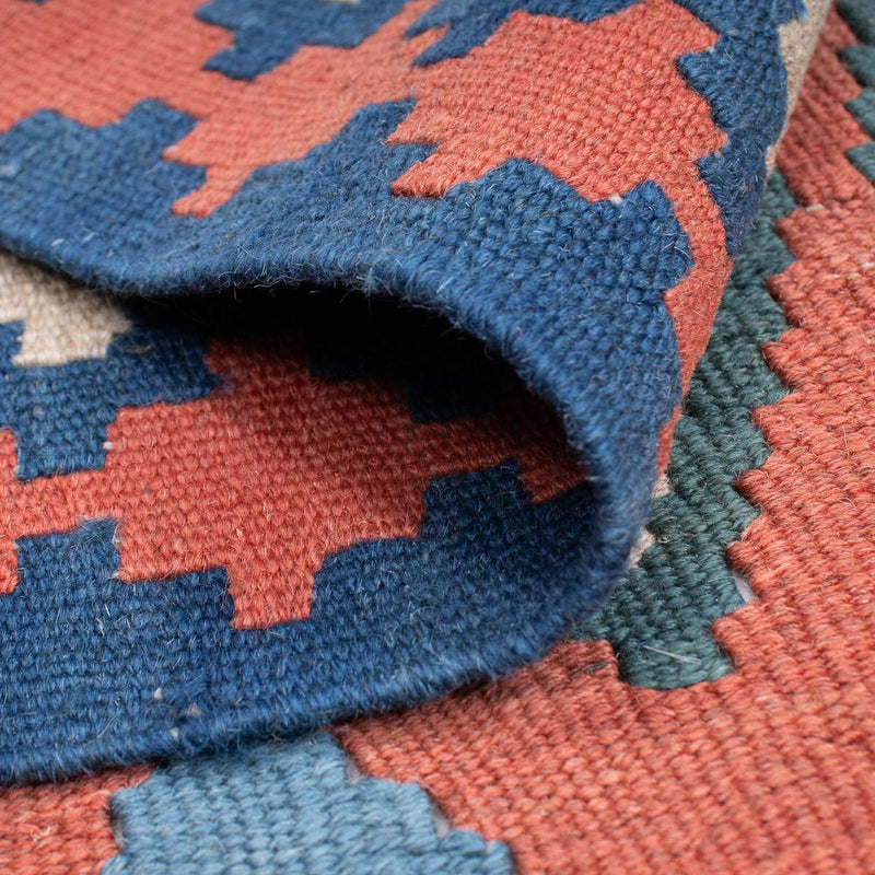 Kelim Carpet - orientalisk matta - 168 x 116 cm - flerfärgad