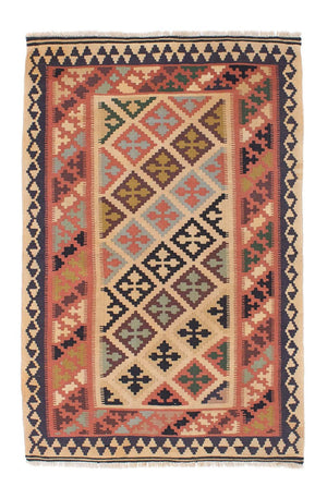 Kelim Carpet - orientalisk matta - 160 x 107 cm - flerfärgad