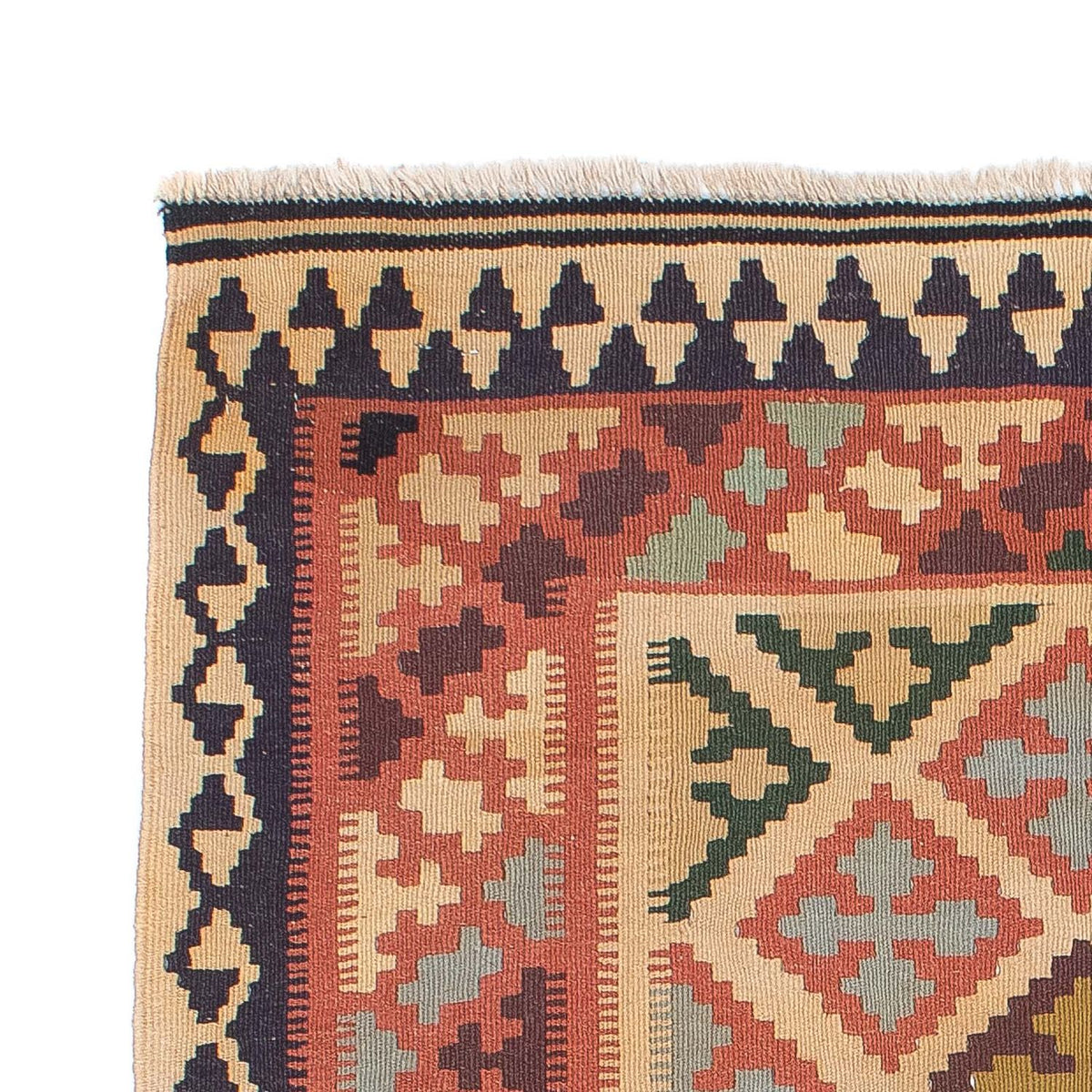 Kelim Carpet - orientalisk matta - 160 x 107 cm - flerfärgad