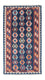 Runner Kelim Carpet - orientalisk matta - 186 x 104 cm - blå