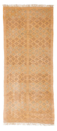 Runner Kelim Carpet - orientalisk matta - 200 x 84 cm - ljusbrun