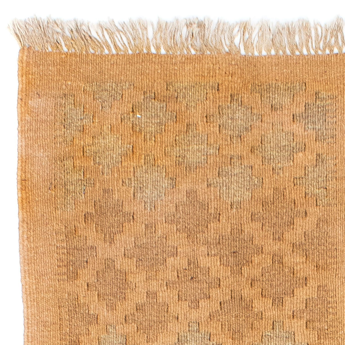 Runner Kelim Carpet - orientalisk matta - 200 x 84 cm - ljusbrun