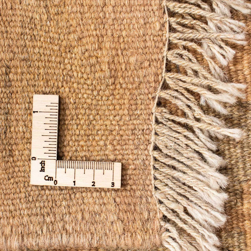 Runner Kelim Carpet - orientalisk matta - 200 x 84 cm - ljusbrun