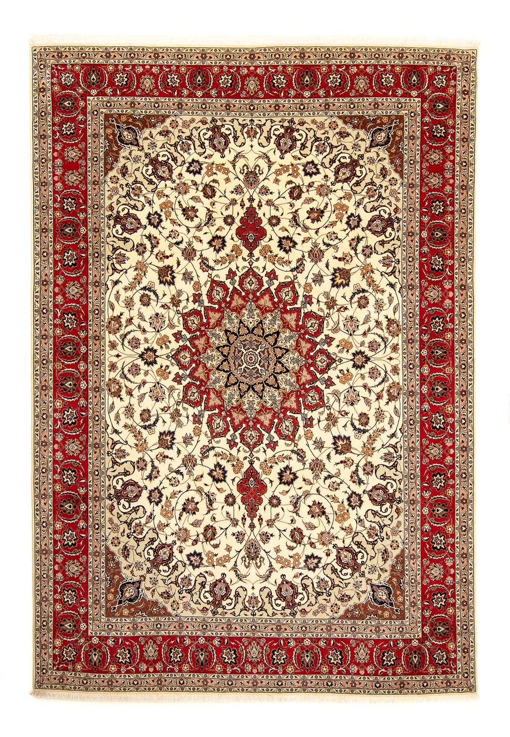Persisk matta - Tabriz - Royal - 354 x 253 cm - beige