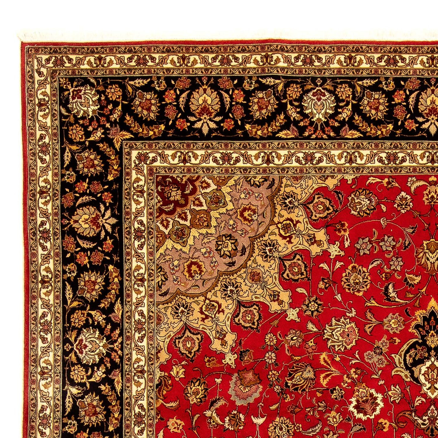 Persisk matta - Tabriz - Royal - 351 x 253 cm - röd