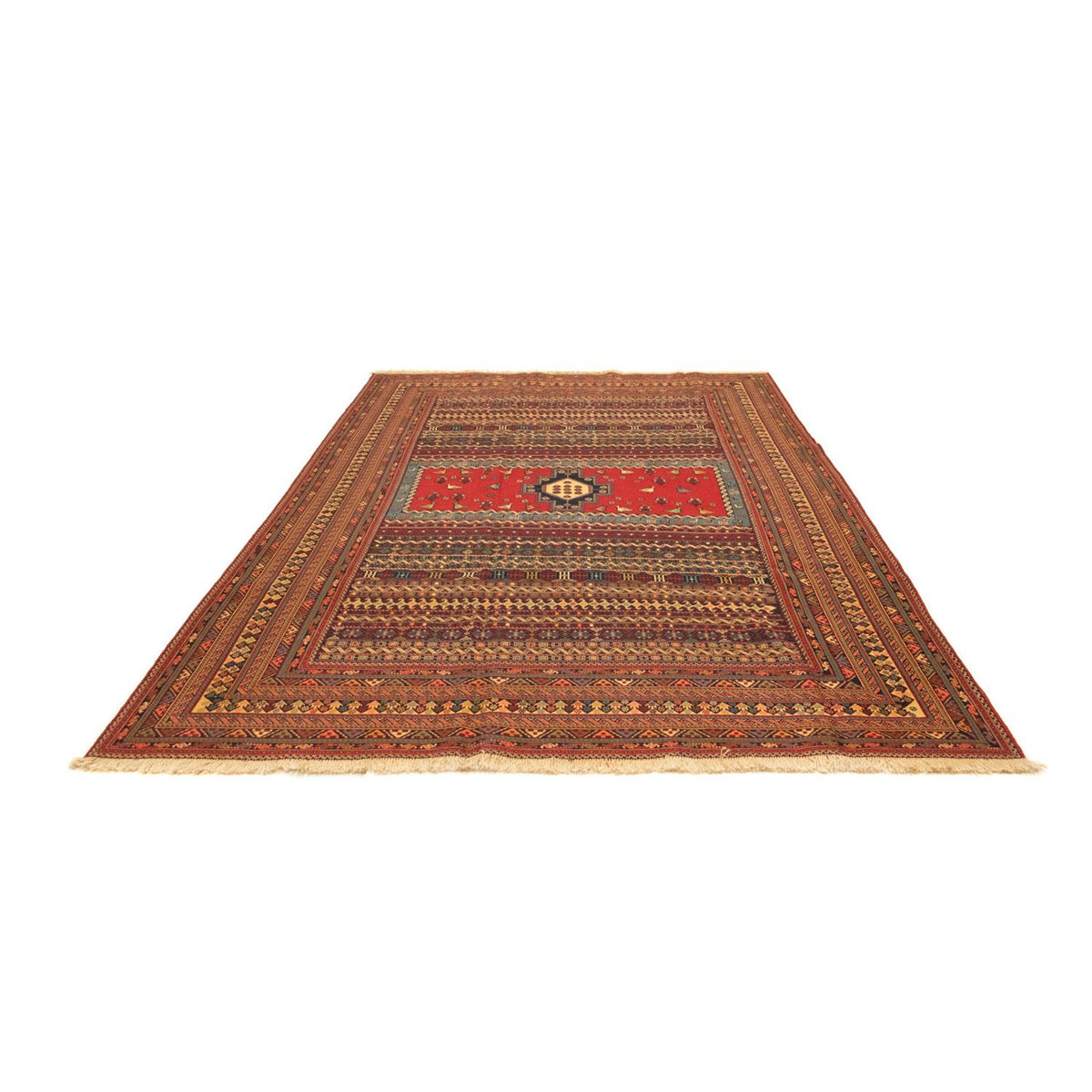 Persisk matta - Nomadic - 297 x 199 cm - flerfärgad